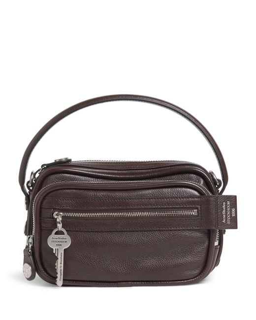 Acne Black Leather Camero Kit Cross-Body Bag