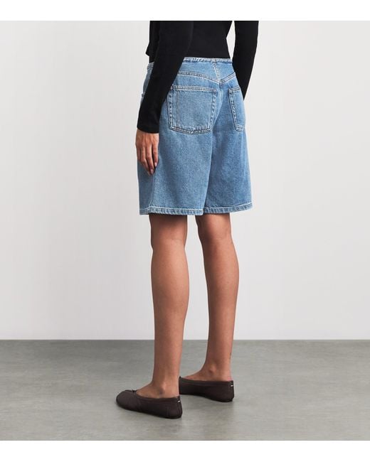 Still Here Blue Cool Denim Shorts