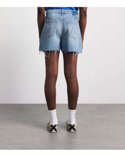 Mother Blue Extra Mile Shorts