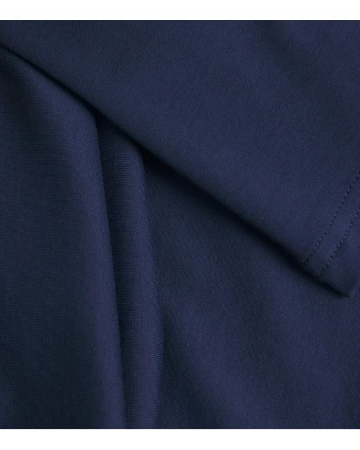 Ralph Lauren Blue Cotton-Blend Performance T-Shirt for men