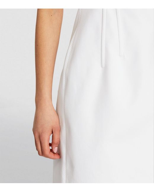 Sportmax White Cotton Girotta Dress