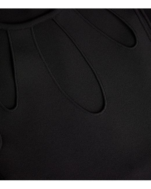 Jil Sander Black Cut-out-detail Maxi Dress