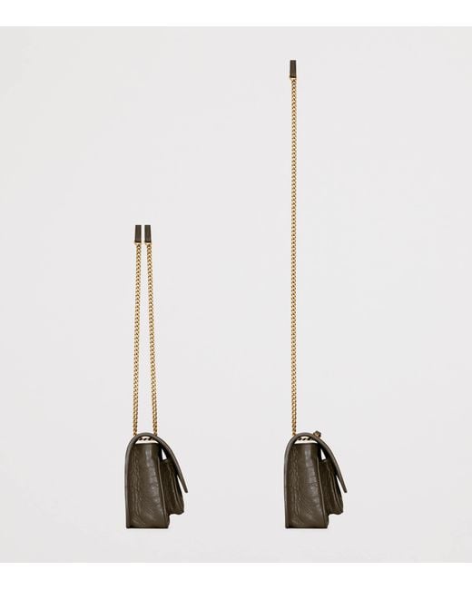 Saint Laurent White Mini Niki Shoulder Bag