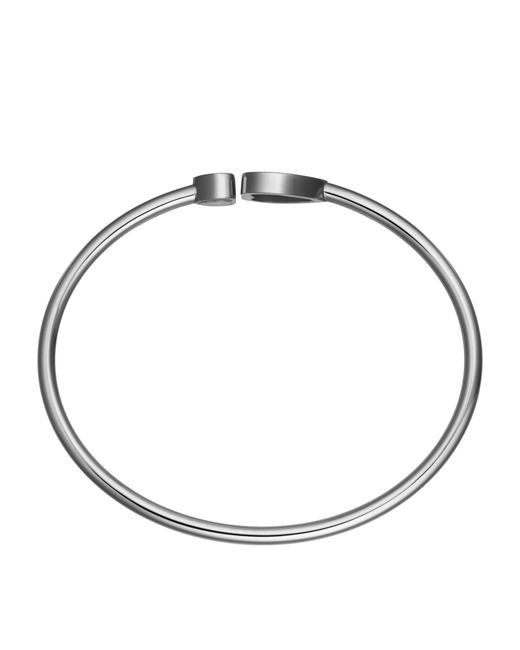 Chopard Metallic And Diamond Happy Hearts Bangle
