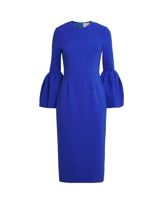 Roksanda Blue Margo Midi Dress