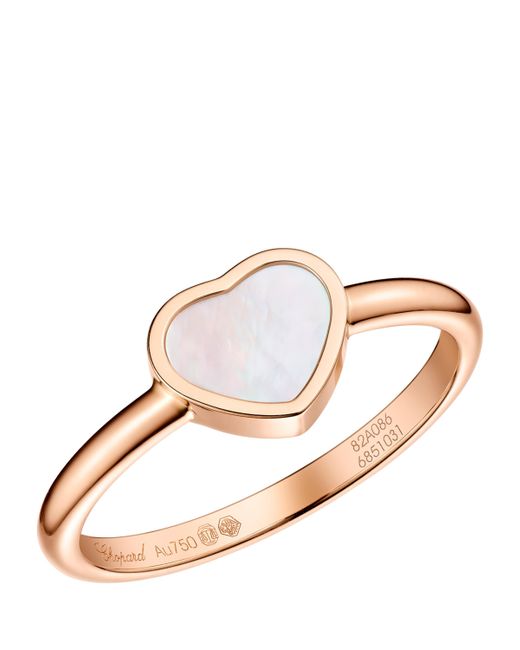 Chopard Metallic And Mother-Of-Pearl My Happy Hearts Ring
