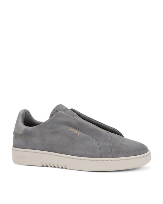 Axel Arigato Gray Suede Laceless Dice Sneakers for men