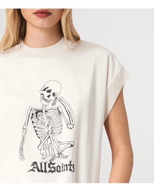 AllSaints White Printed Terra T-Shirt