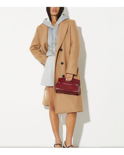 MAX&Co. Brown Wool-Blend Overcoat