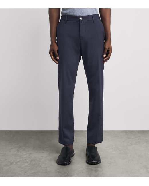 Jacob Cohen Blue Cotton Straight Chinos for men