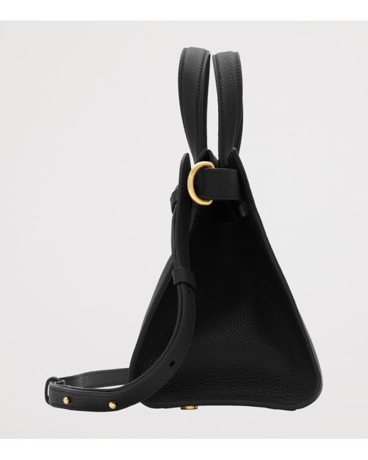 Burberry Black Mini Calfskin Cotswolds Tote Bag