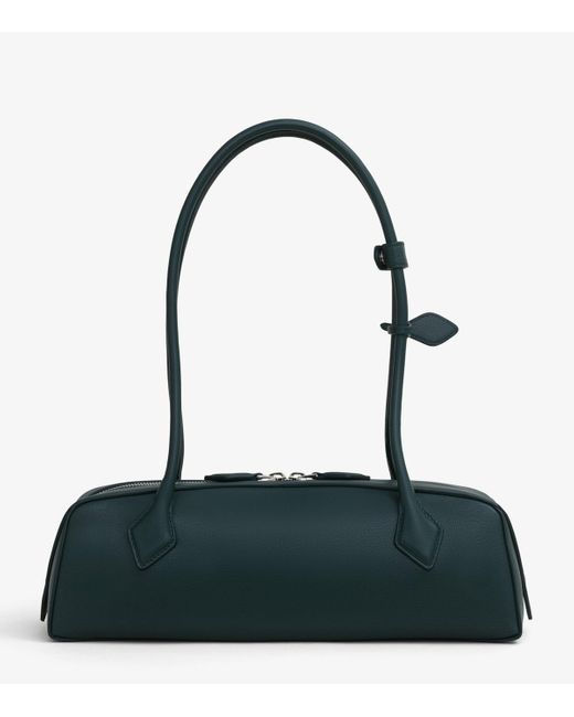 Alaïa Green Medium Leather Le Teckel Shoulder Bag