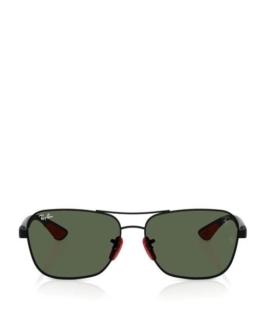 Ray-Ban Green X Scuderia Ferrari Rb8336M Square Sunglasses