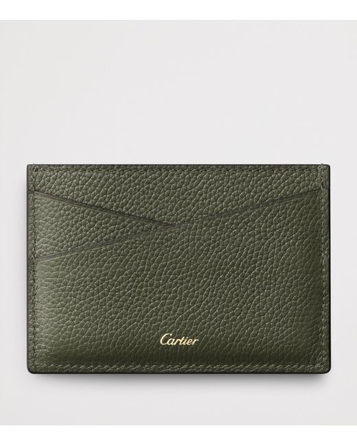 Cartier Green Panthère Graphique De Card Holder