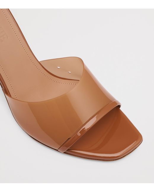 Malone Souliers Brown Pvc Roxanne Heeled Sandals 70