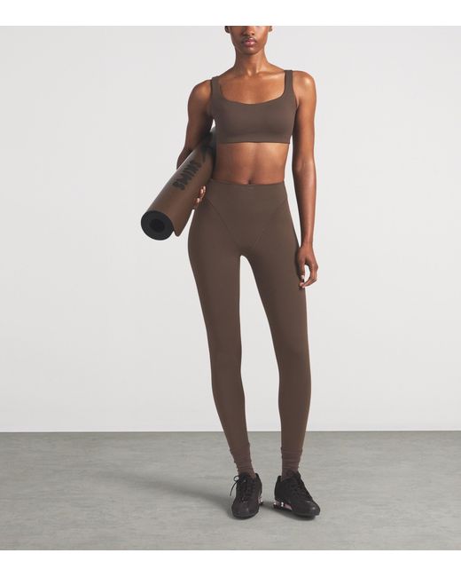 NikeSKIMS Brown Matte Sports Bra