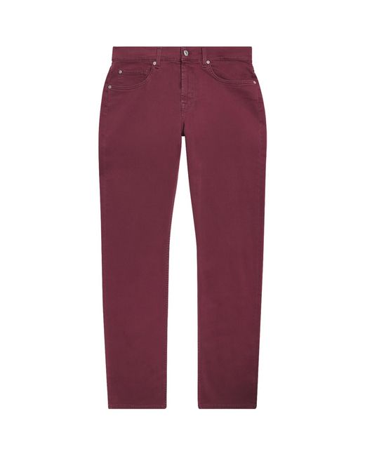 7 For All Mankind Red The Straight Jeans for men