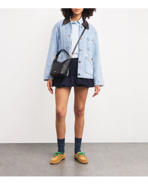 Sandro Brown Suede Boat Shoes
