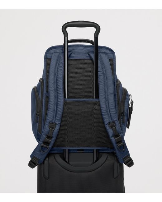 Tumi Blue Alpha 4 Brief Pack Backpack for men