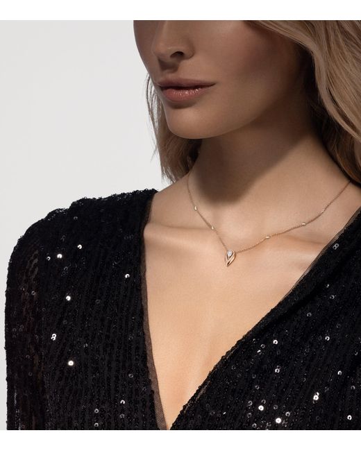Messika Natural Fiery Diamond And Necklace