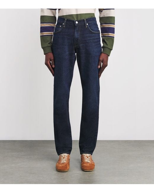 Citizens of Humanity Blue Adler Tapered Slim Jeans for men