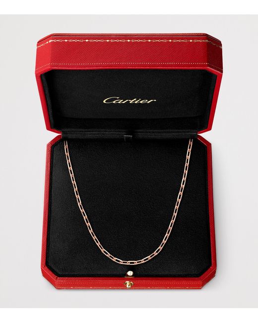 Cartier Metallic Medium Santos De Chain Necklace