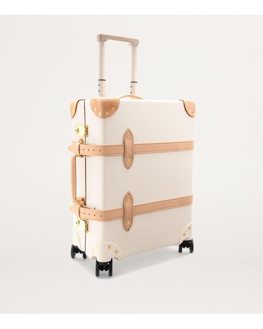Globe-Trotter White Safari 4-Wheel Suitcase