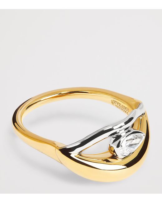 L'Atelier Nawbar Metallic Mixed And Diamond Salvatore Lot N*93 Ring