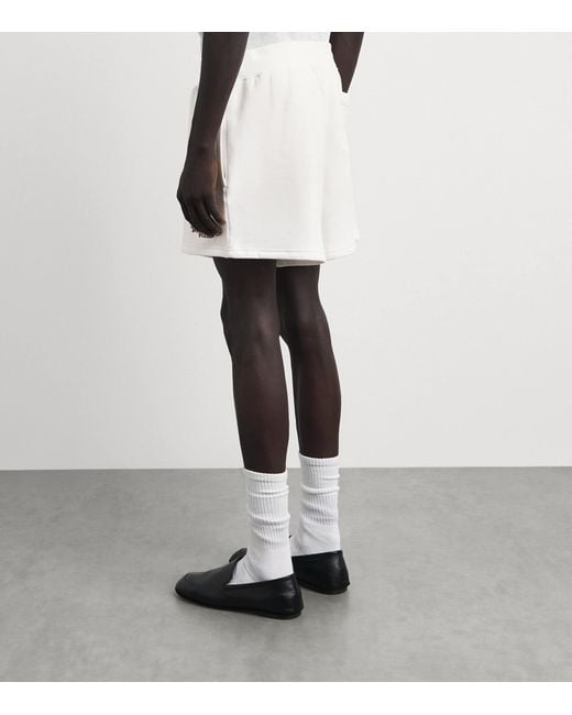 Ralph Lauren White X Wimbledon Fleece Shorts for men