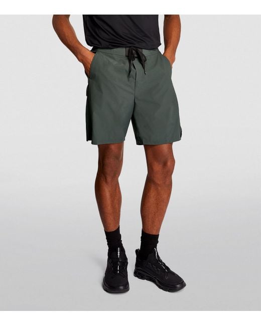 On Shoes Gray Hybrid Shorts for men