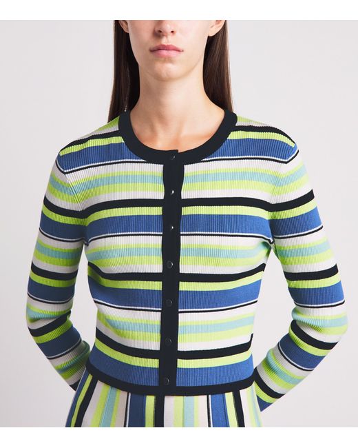 Toccin Green Cropped Zoe Cardigan