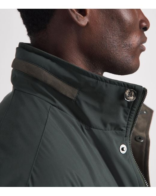N.Peal Cashmere Gray Hampton Field Jacket for men