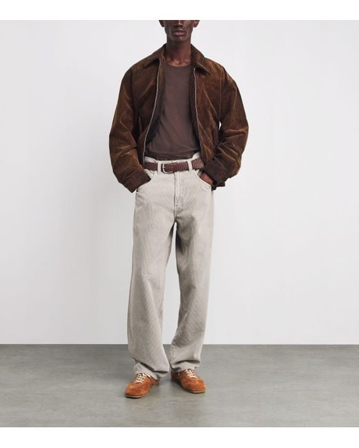 7 For All Mankind Brown Luxe Performance T-Shirt for men