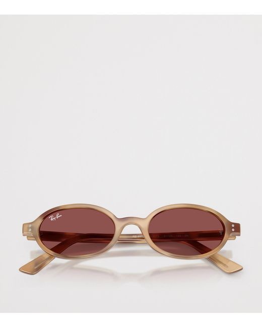 Ray-Ban Pink Rb4472 Khal Oval Sunglasses