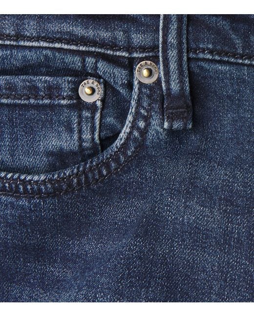 Rag & Bone Blue Kinsley Bootcut Jeans