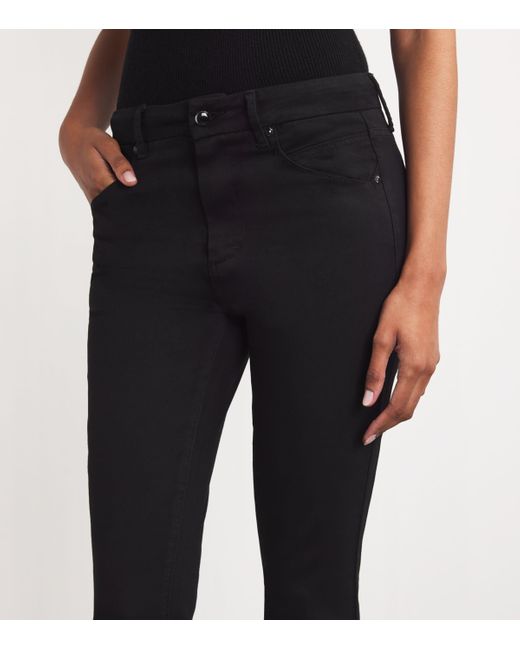 PAIGE Black Constance High-Rise Skinny Jeans