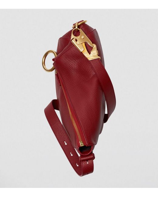 Burberry Red Small Knight Shoulder Bag