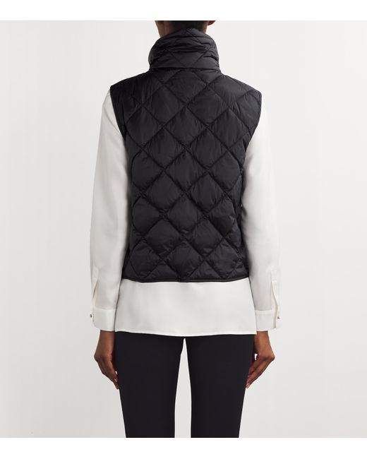 Max Mara Black Down Gilet
