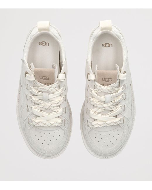 Ugg White Suede Minimel Sneakers
