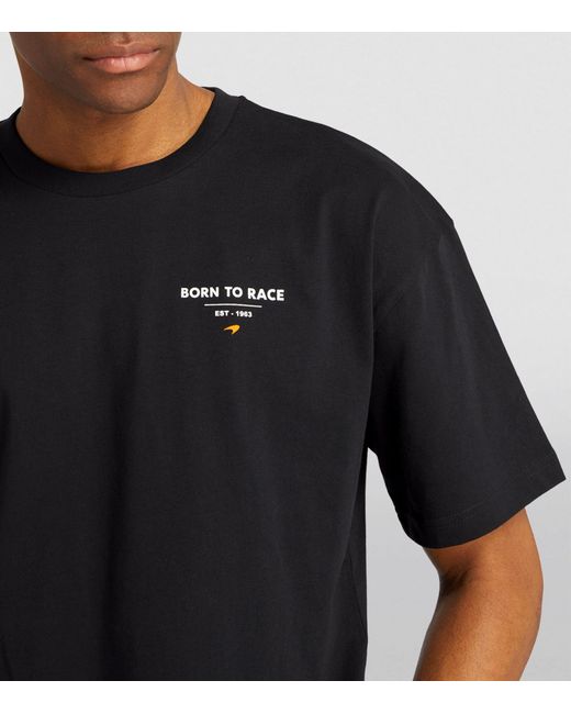 Castore Black X Mclaren Born To Race T-shirt for men