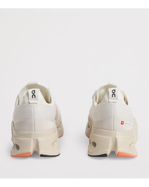 On Shoes White Cloudsurfer Max Trainers