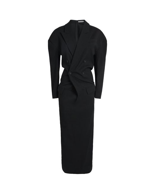 Issey Miyake Black Like Torso Like Blazer Maxi Dress