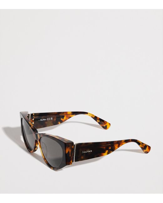 Max Mara Brown Acetate Sunglasses
