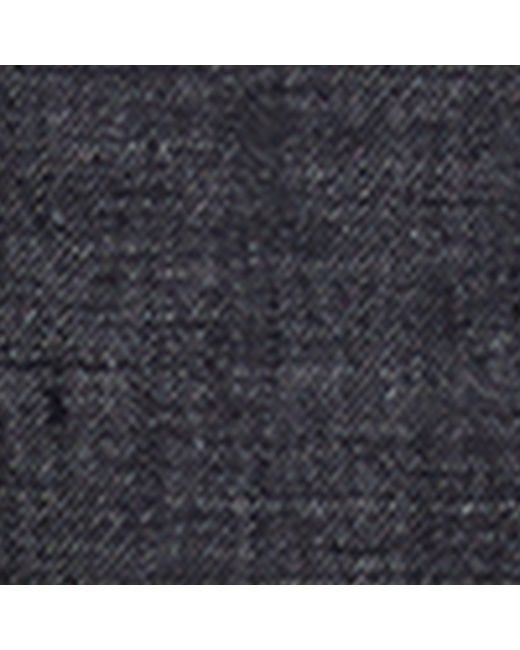 Brunello Cucinelli Blue Linen Leisure-fit Trousers for men