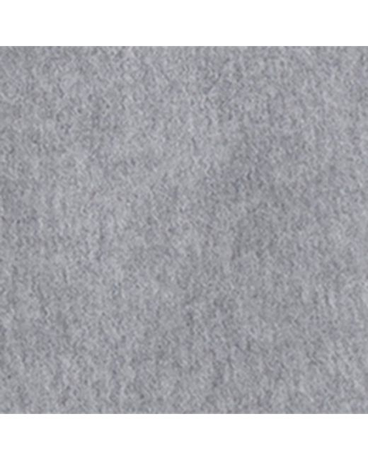 Mulberry Gray Cashmere Fringed Scarf
