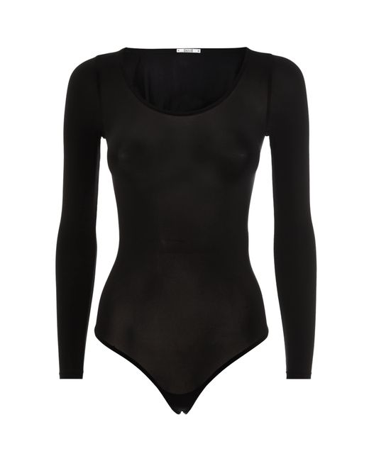 Wolford Black Buenos Aires String Bodysuit