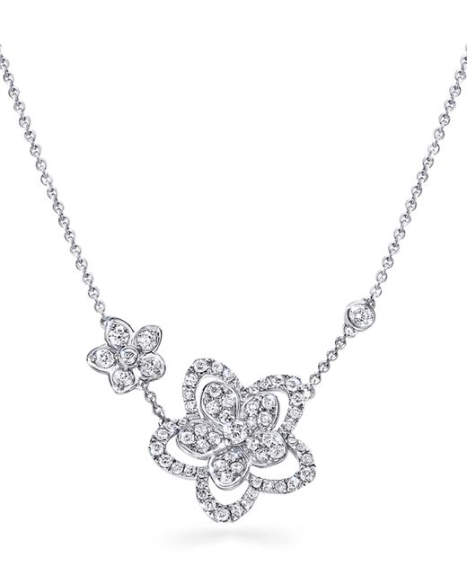Graff Metallic And Diamond Wild Flower Necklace