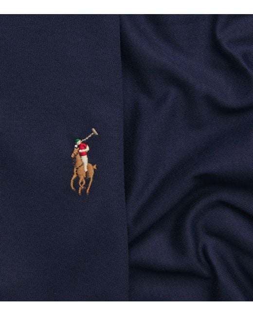 Polo Ralph Lauren Blue Pima Cotton Long-Sleeved T-Shirt for men