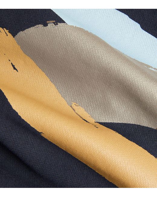 Norse Projects Blue Brushstroke Sweatshirt for men