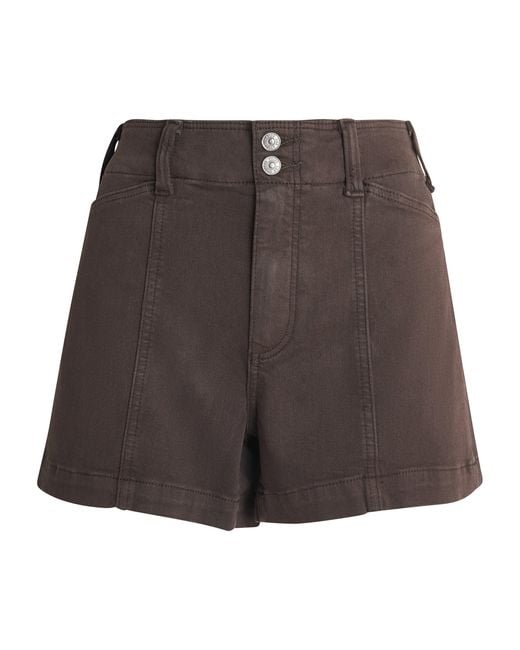 PAIGE Brown Cargo Olivia Shorts